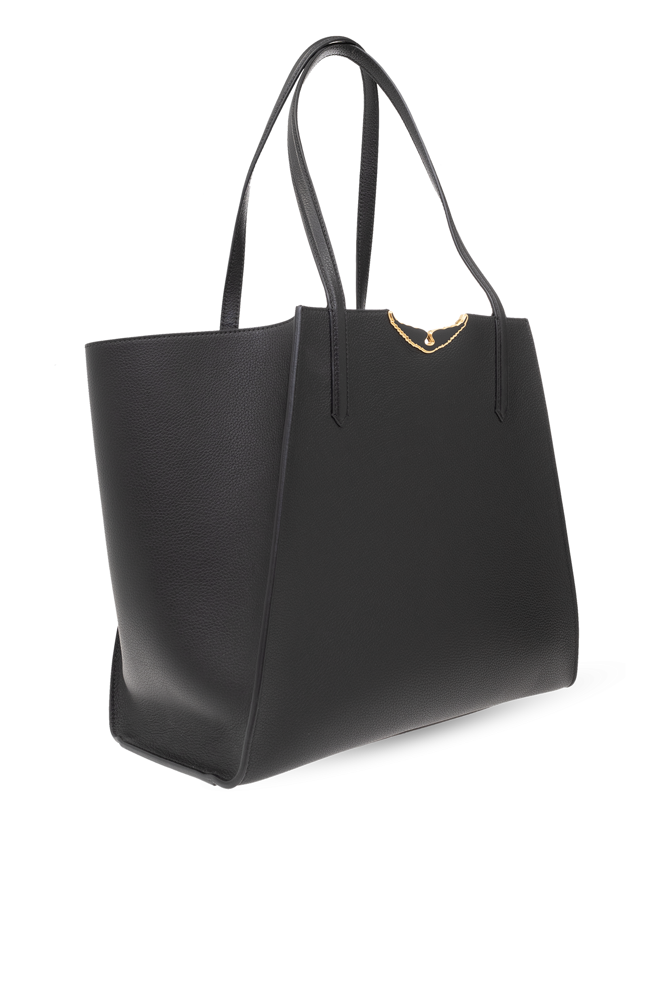 Black 'Le Borderline' reversible shopper bag Zadig